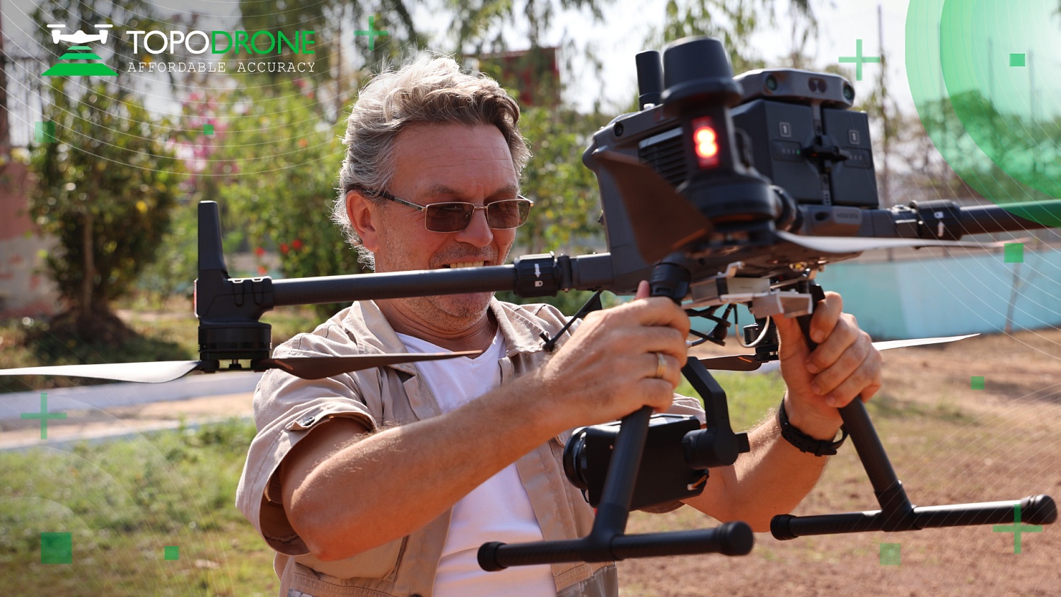 TOPODRONE IN SANGAREDI, REPUBLIC OF GUINEA