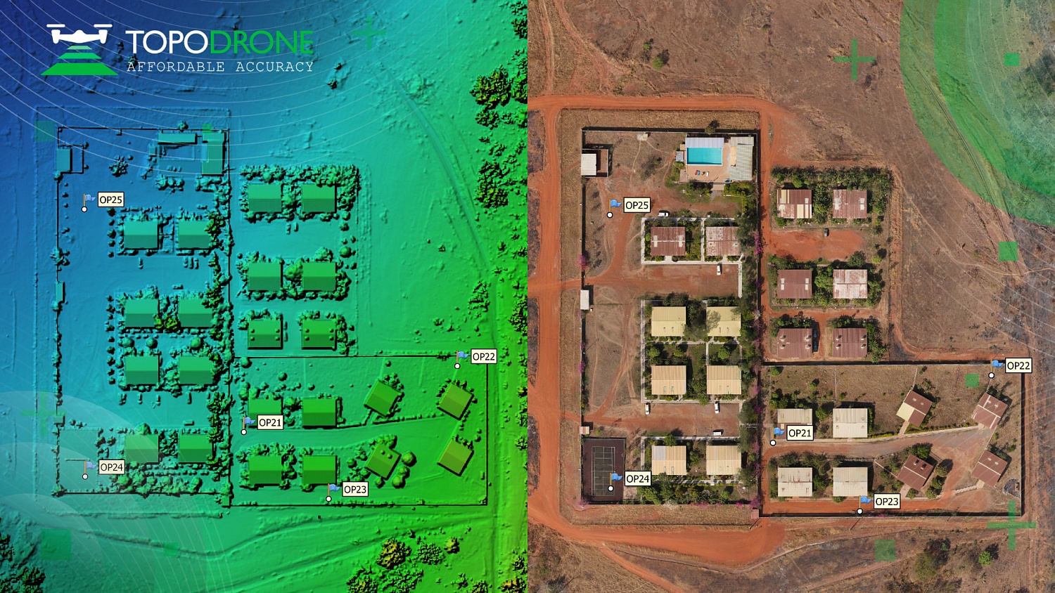 TOPODRONE IN SANGAREDI, REPUBLIC OF GUINEA