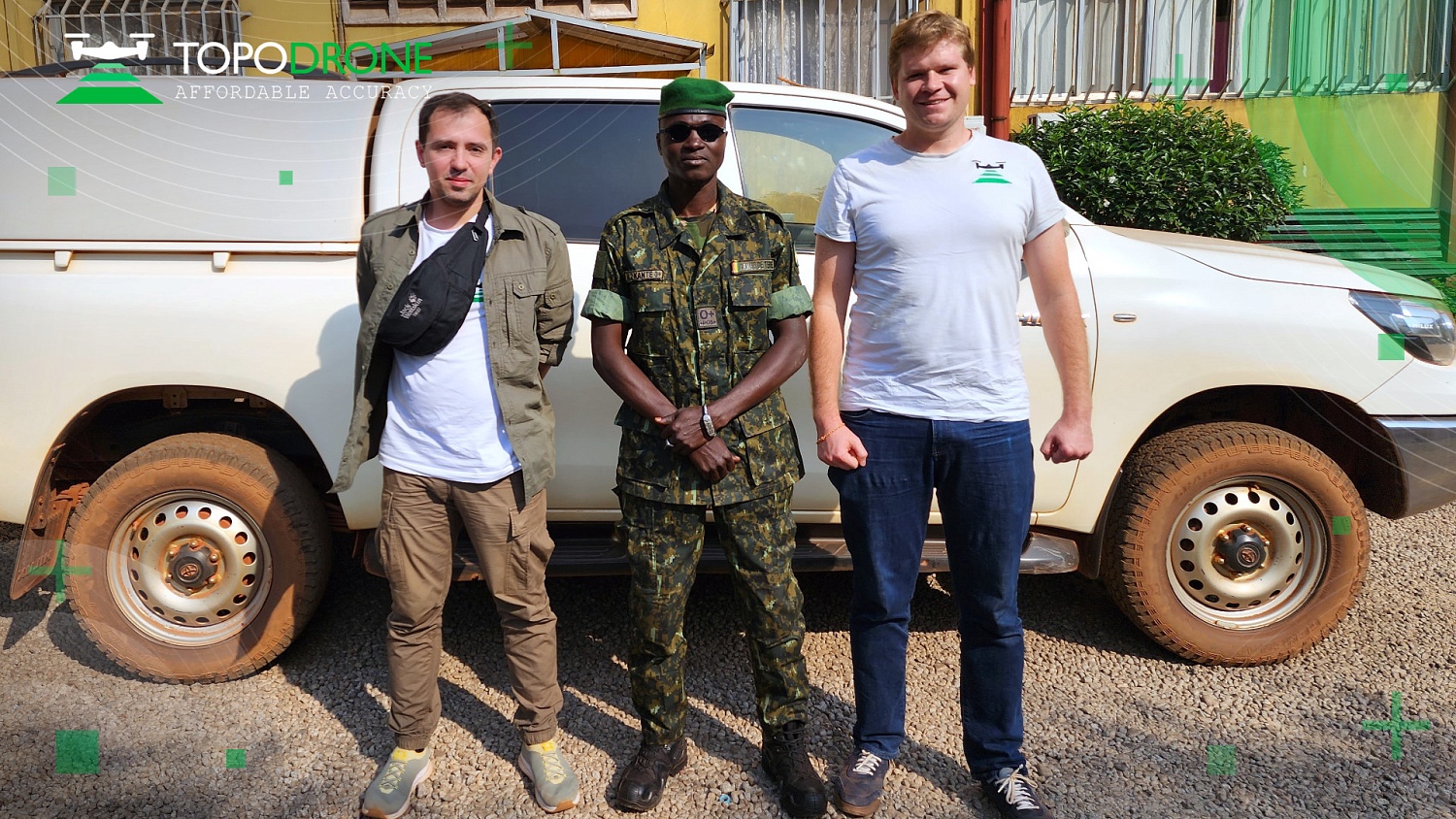 TOPODRONE IN SANGAREDI, REPUBLIC OF GUINEA