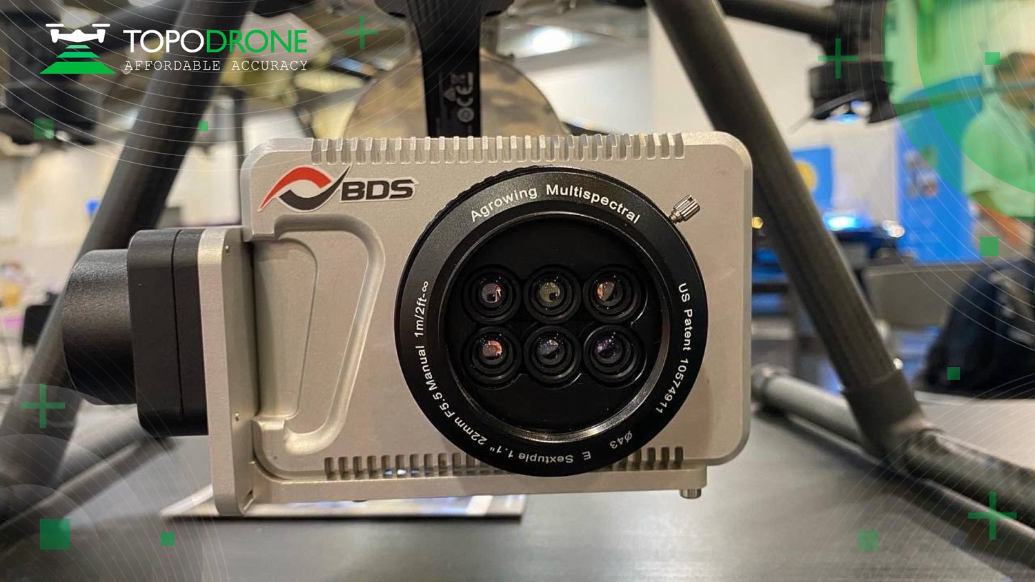 TOPODRONE P61 camera with AGROWING's DUAL/QUAD/SEXTUPLE sensors