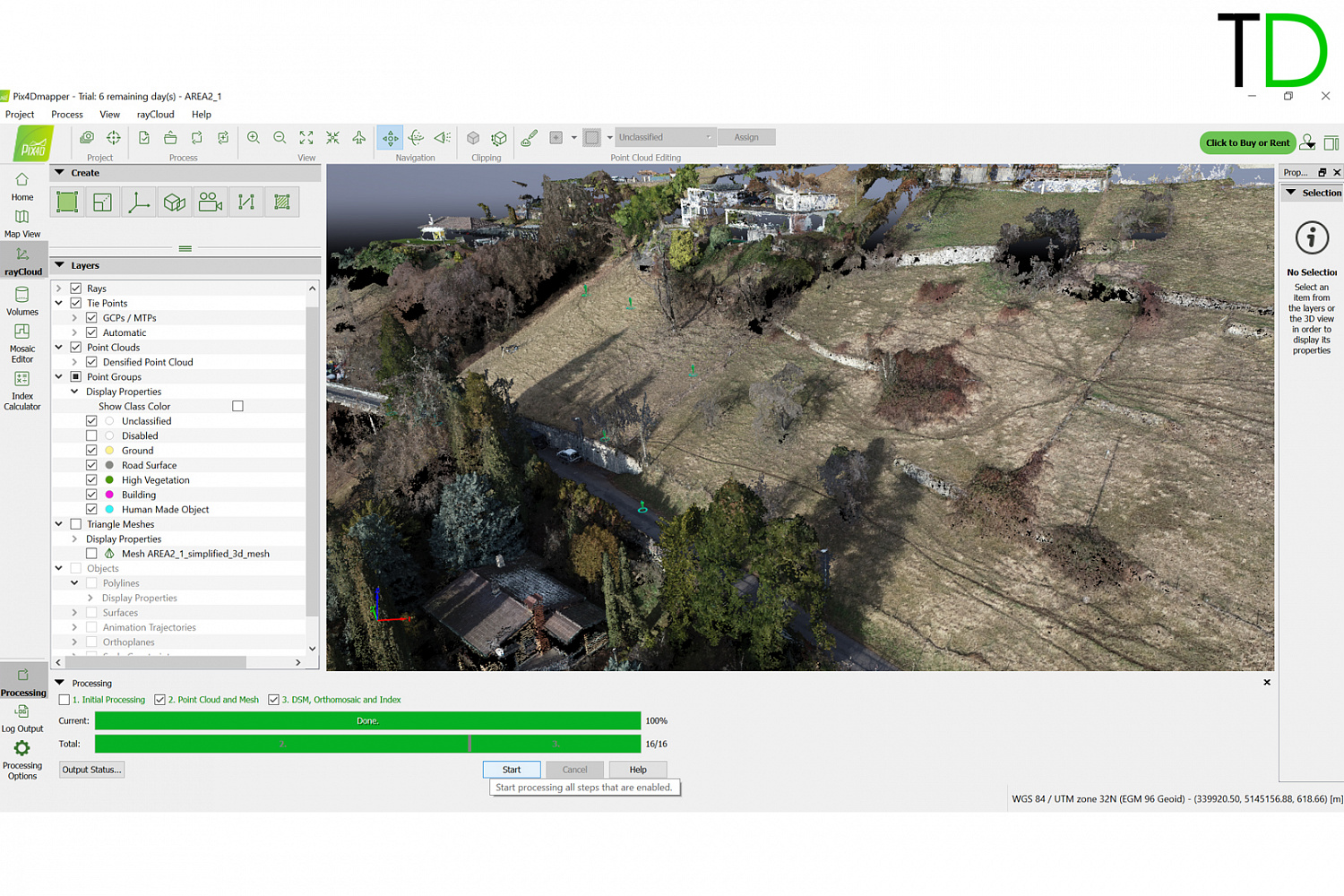 DJI Phantom 4Pro RTK/ PPK UAV survey for design & construction in Switzerland