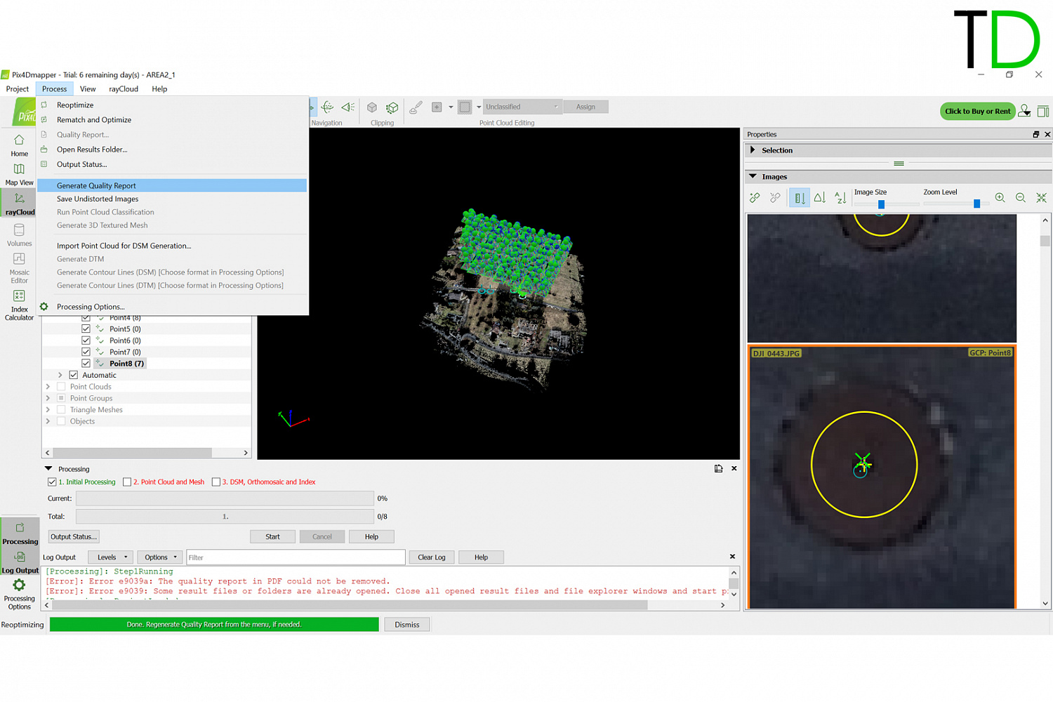 DJI Phantom 4Pro RTK/ PPK UAV survey for design & construction in Switzerland