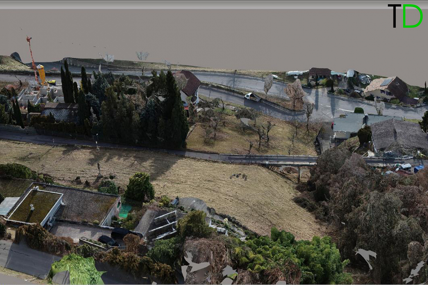 DJI Phantom 4Pro RTK/ PPK UAV survey for design & construction in Switzerland