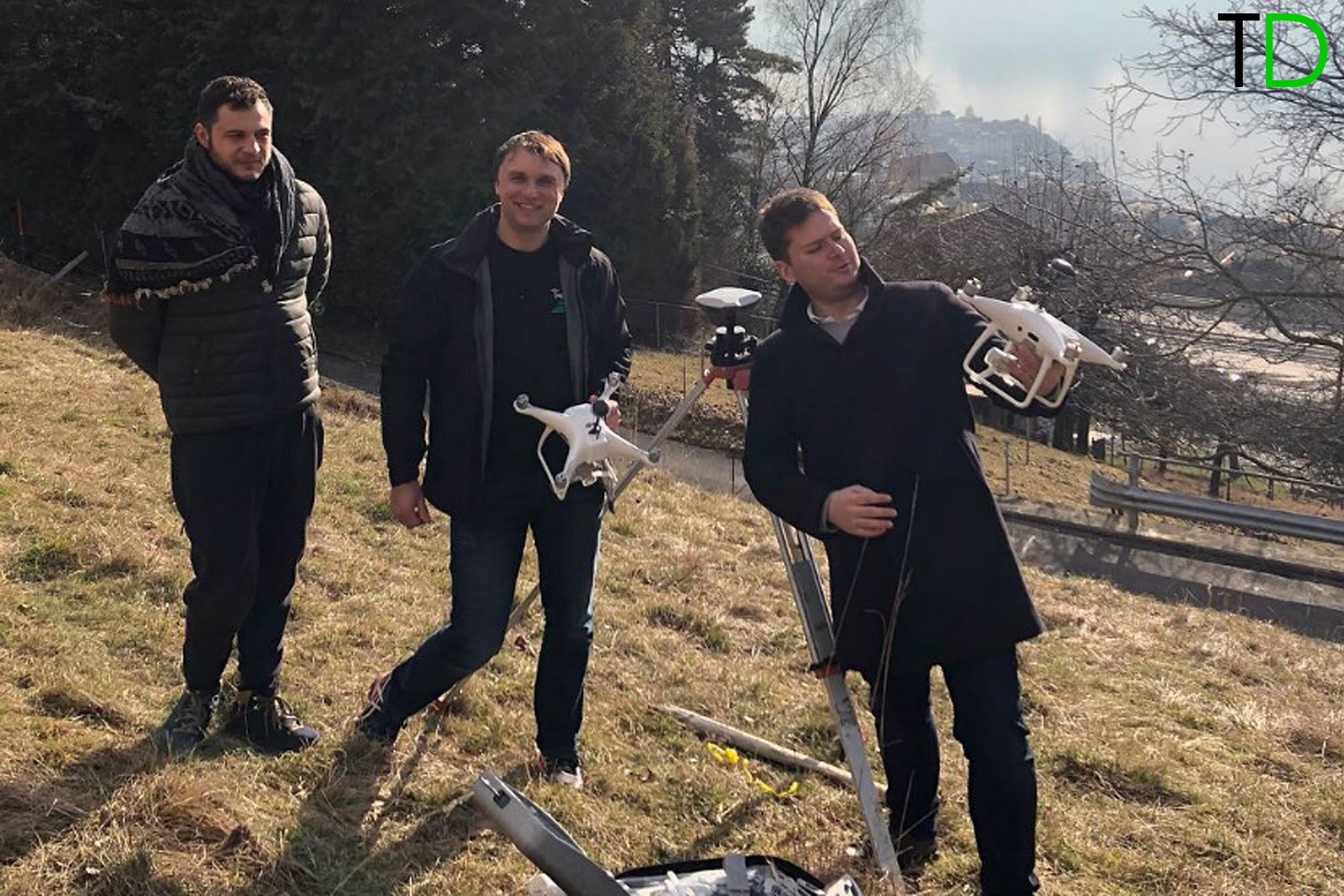 DJI Phantom 4Pro RTK/ PPK UAV survey for design & construction in Switzerland