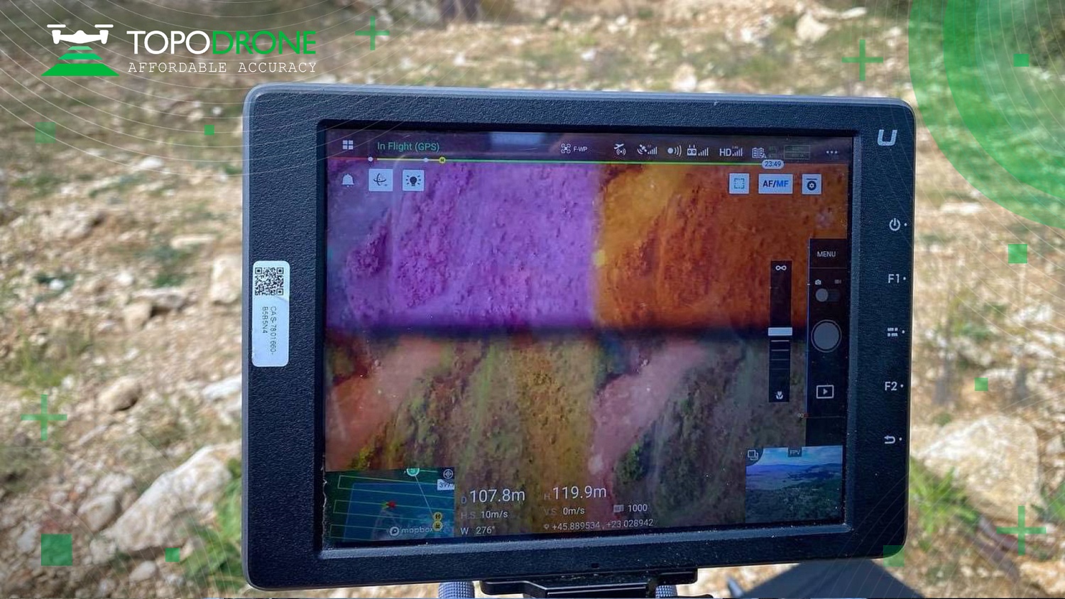 TOPODRONE P61 camera with AGROWING's DUAL/QUAD/SEXTUPLE sensors