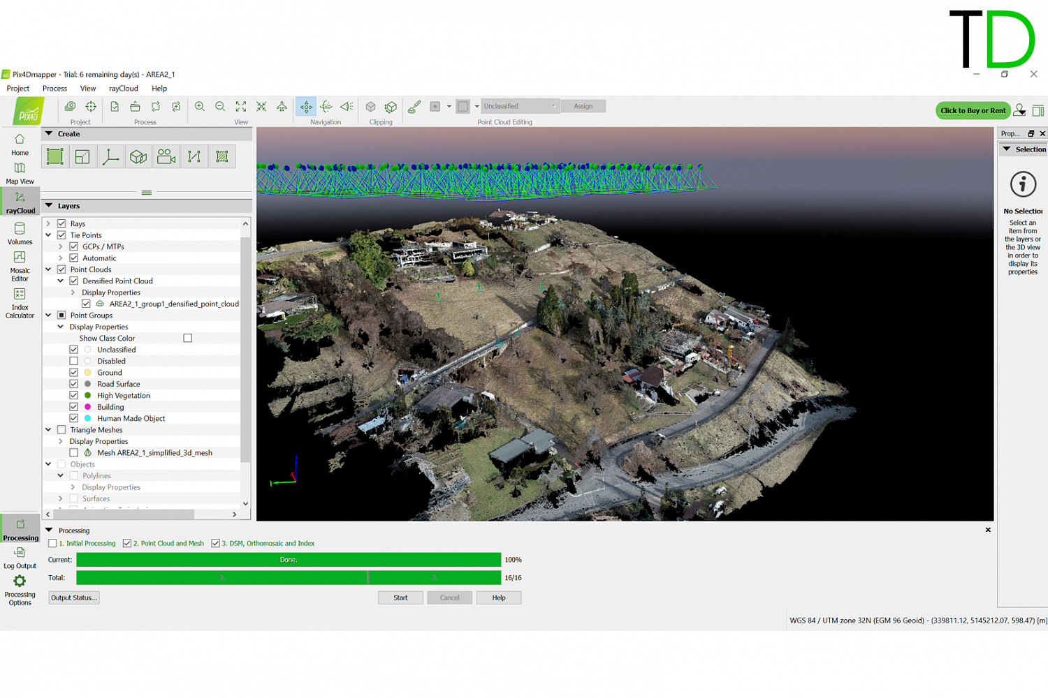 DJI Phantom 4Pro RTK/ PPK UAV survey for design & construction in Switzerland
