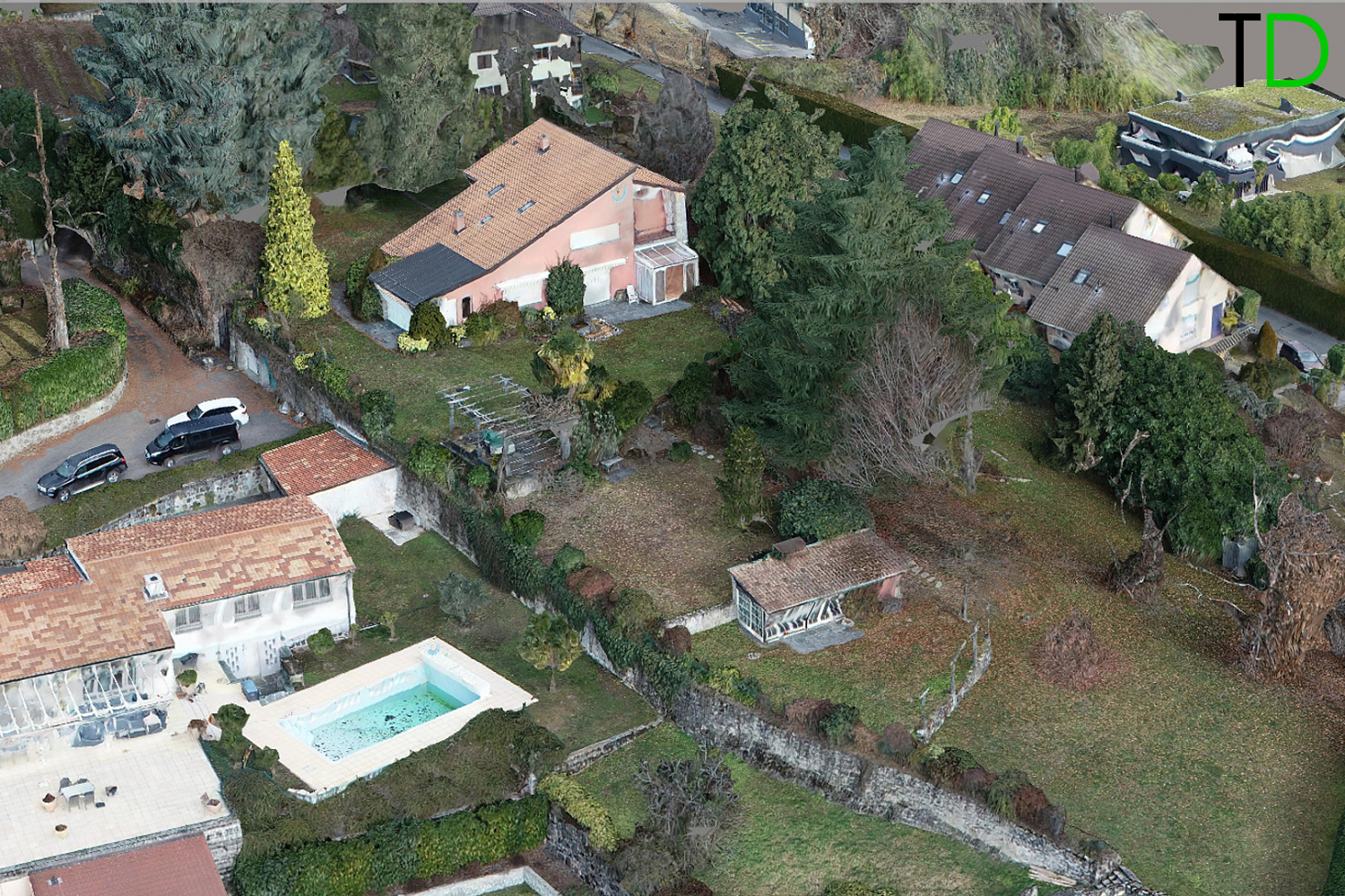 DJI Phantom 4Pro RTK/ PPK UAV survey for design & construction in Switzerland