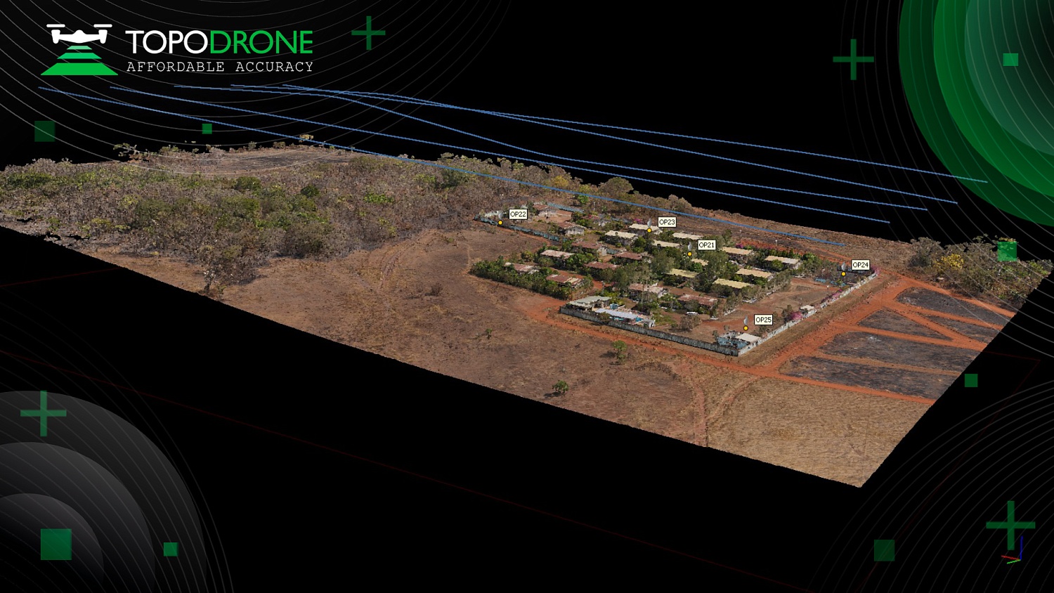 TOPODRONE IN SANGAREDI, REPUBLIC OF GUINEA